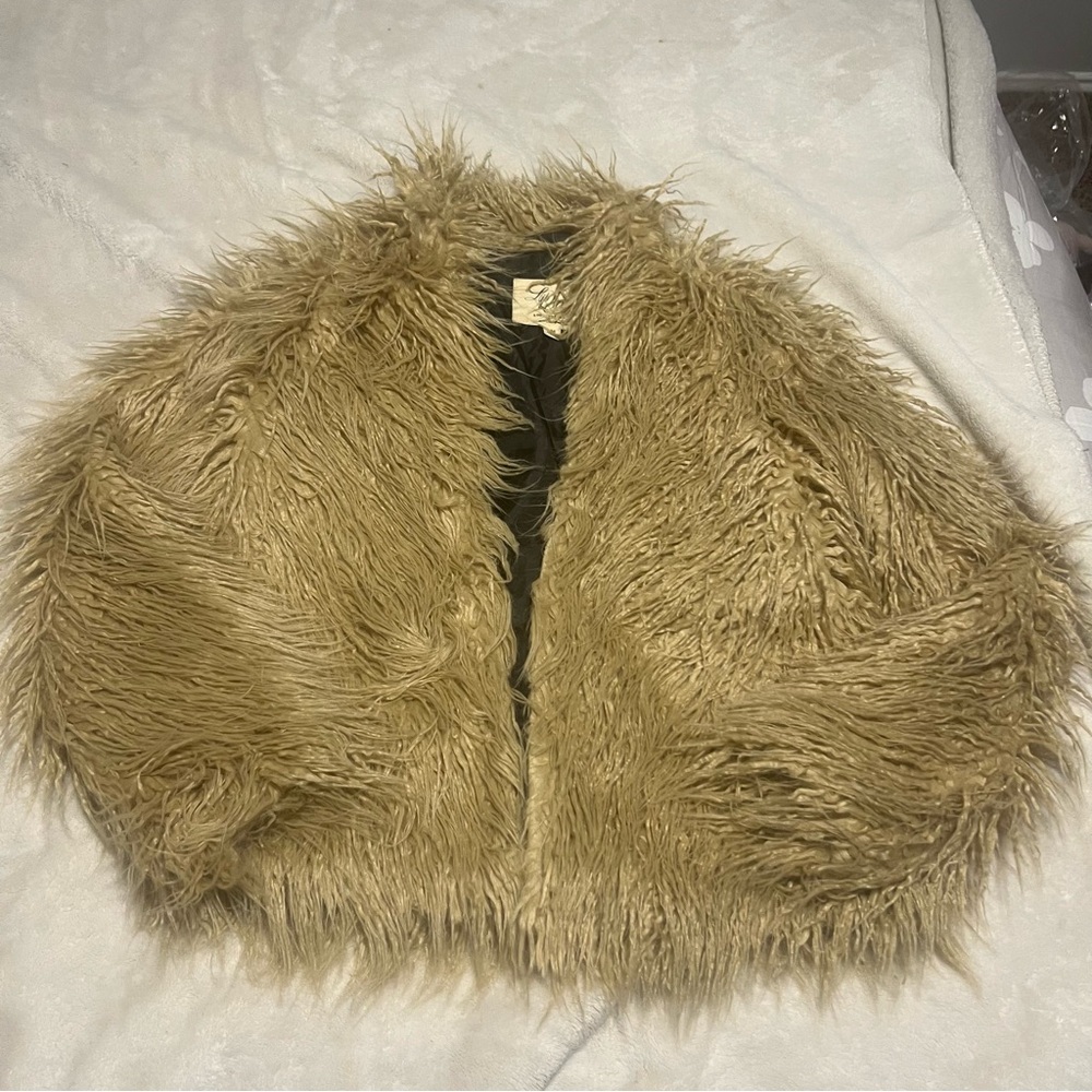 Lip Service Tan Faux Fur Jacket